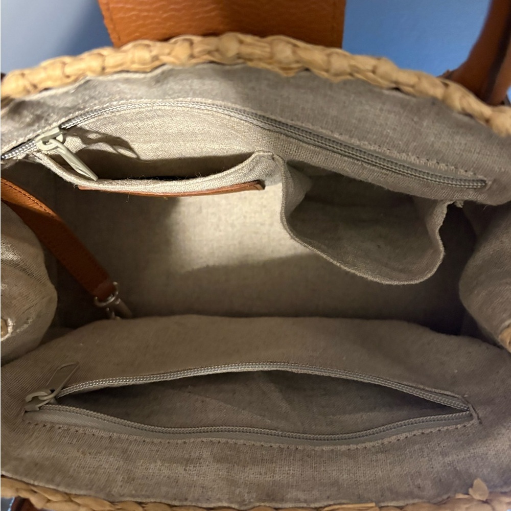 Brighton Dune Straw Satchel - Picture 6 of 8